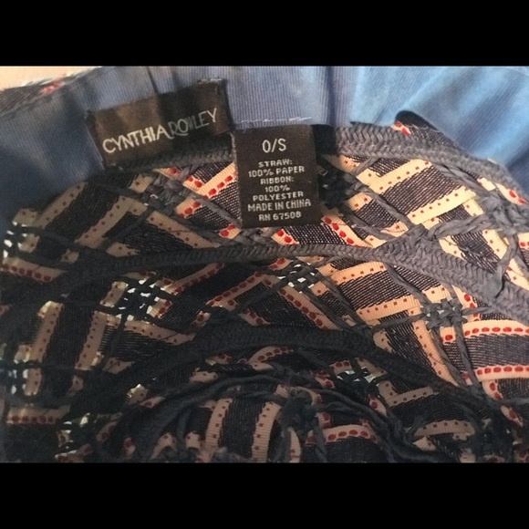 Vintage Cynthia Rowley summer woven hat - Picture 6 of 8